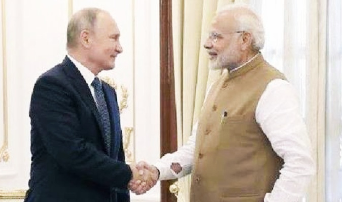 রাশিয়ার ঐতিহ্যবাহী সম্মান পেলেন ভারতের প্রধানমন্ত্রী