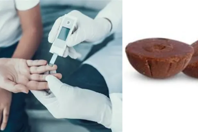 Checking blood sugar levels and Nolen Gur for Diabetics — comparing natural jaggery with glucose monitoring for diabetic safety.