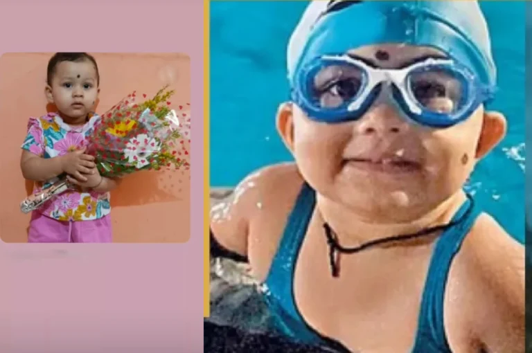 অবিশ্বাস্য প্রতিভা ! জানুন, এক বছর নয় মাসের শিশুর সাঁতরে একশো মিটার পার করার গল্প │Veda Paresh incredible swimming story Veda Paresh incredible swimming story — baby swimmer from India who swam 100 meters at 1 year 9 months