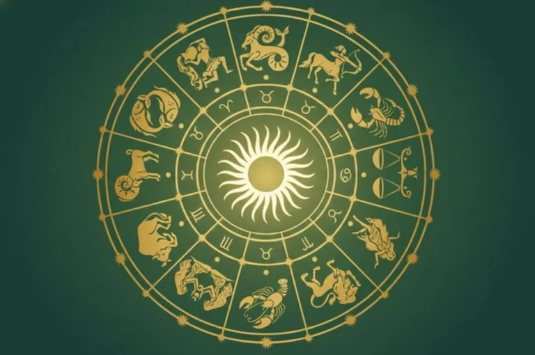 Zodiac signs chart illustration showing astrological symbols for all 12 sun signs used in Weekly Finance Horoscope and money prediction articles.