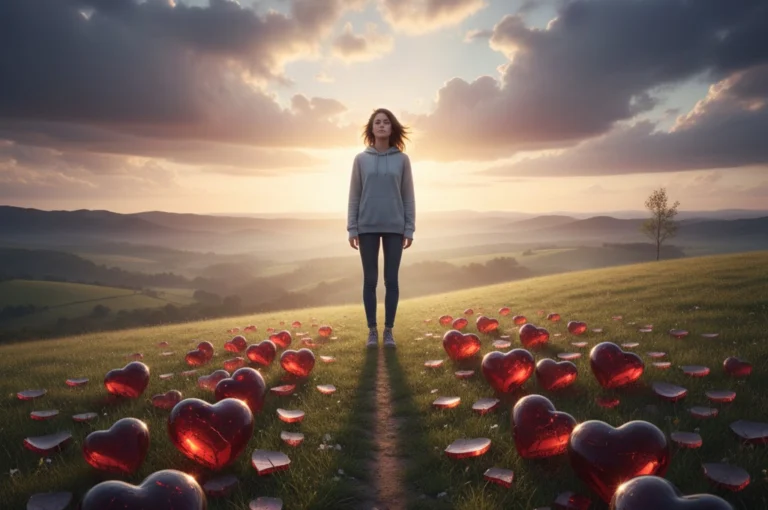 Life After Betrayal concept image showing a person standing strong at sunrise symbolizing healing and new beginnings