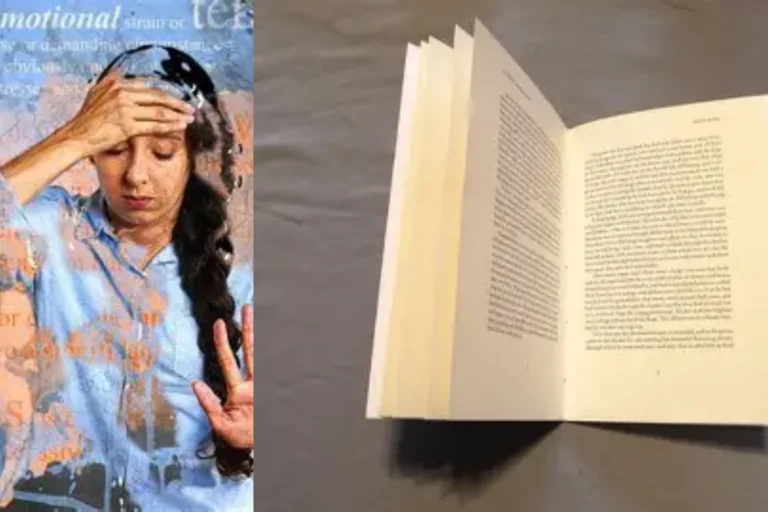 Person reading a book peacefully at home illustrating bibliotherapy for stress relief and mental relaxation.