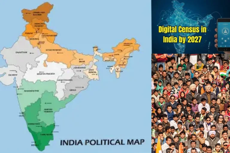 India Digital Census 2026: An Indian family submitting their census data online using a laptop, representing the self-enumeration feature of India's first digital census.