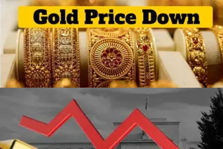 gold price fall in India 2026 showing decline in gold rates with market trend and price drop chart
