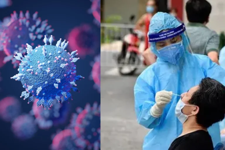 Cicada COVID Variant BA 3.2 virus illustration showing spike mutations