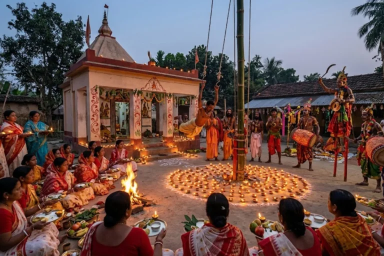 কেন মায়েরা পালন করেন নীলষষ্ঠী? বাংলার লোকবিশ্বাসের আড়ালে লুকিয়ে থাকা গাজন চড়কের অজানা সত্য nil sasthi gajan charak connection festival ritual of Lord Shiva worship in Bengal