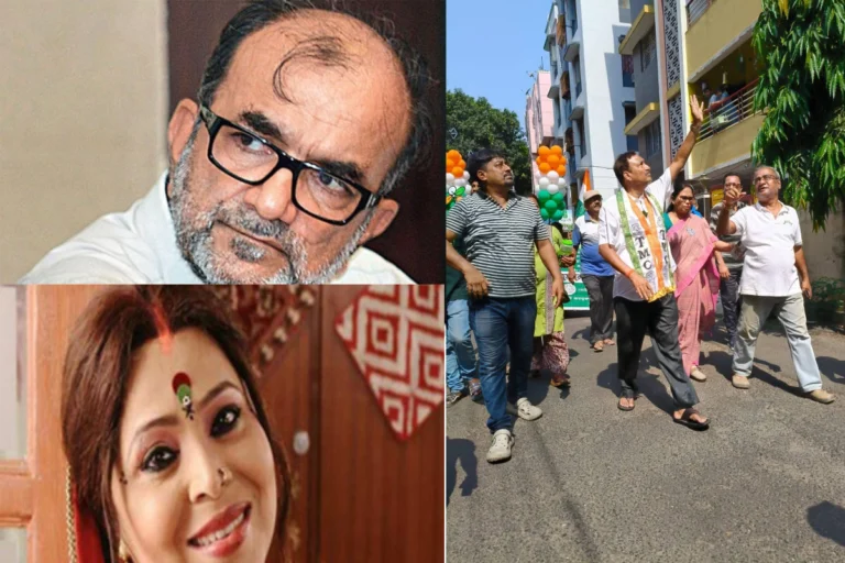 Jadavpur Election 2026 Battle featuring Bikas Ranjan Bhattacharya Debabrata Majumdar BJP candidate campaign scene