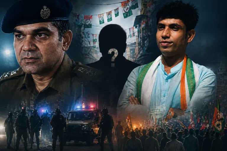 Jahangir Khan Missing Falta Election controversy Singham vs Pushpa political tension