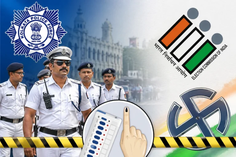 Kolkata traffic restrictions during election days with police regulation on major roads