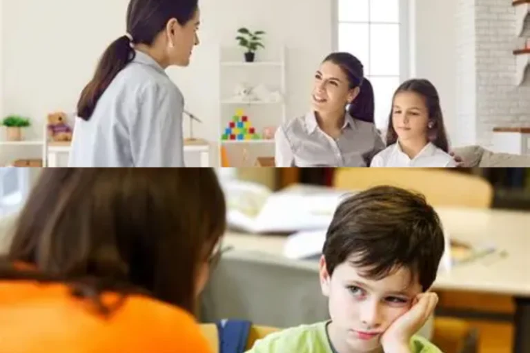 Mother as Child Counselor guiding child with emotional support and mental care at home