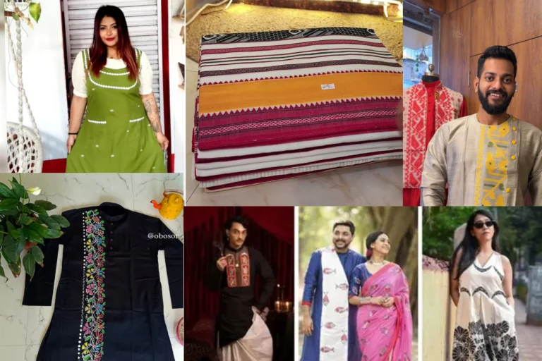 Poila Boishakh Fashion 2026 traditional Bengali look with Jamdani saree and Dokra jewellery