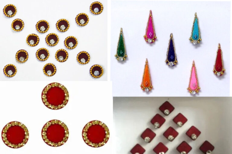 Best Bindi for Face Shape guide showing suitable bindi styles for different face shapes