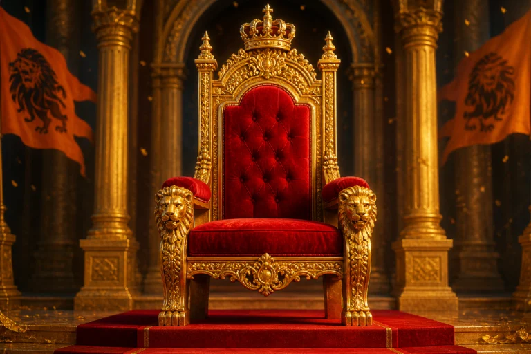 West Bengal Chief Minister race: Royal throne symbolizing power struggle in West Bengal politics