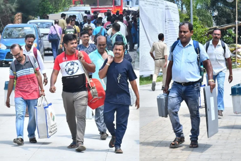 একসময় যার দাপট ছিল সর্বত্র, তাকে ছাড়া কি ভোট সম্ভব ফলতায়? পুরনো সমীকরণ ভেঙে কি নতুন লড়াই? Falta By Election Jahangir Khan: Voters standing in queue during Falta by-election amid heavy central force deployment in South 24 Parganas.