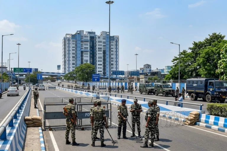 Central forces deployed outside Nabanna building in West Bengal with tight security