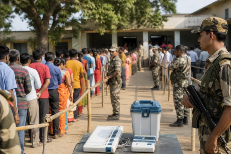 Magrahat Diamond Harbour Re Poll security arrangements at polling booth