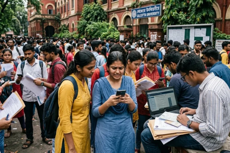 West Bengal Undergraduate Admission 2026: Students checking undergraduate admission dates for West Bengal colleges and universities through the central admission portal.