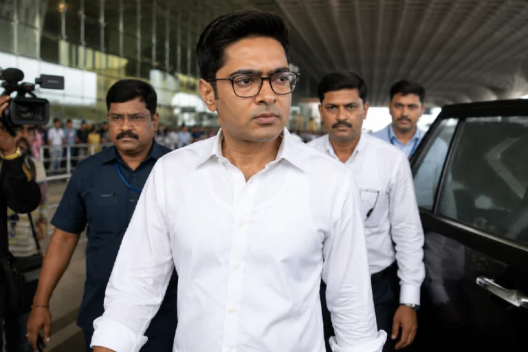 Abhishek Banerjee Airport Arrest Speculation amid CID investigation and High Court hearing