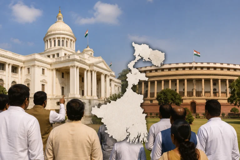 West Bengal Opposition Politics leaders discussing the impact of the Delhi political model on the state assembly