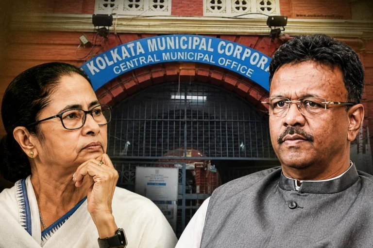 Kolkata Municipal Corporation Crisis highlighting political uncertainty surrounding leadership changes and civic administration