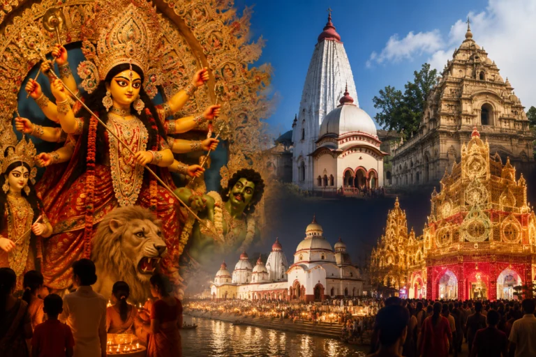 দুর্গাপুজো নিয়ে বড় ঘোষণা! বাজেটে একের পর এক চমক, নতুন অর্থনীতির স্বপ্ন দেখছে সরকার? West Bengal Durga Puja Tourism Plan showcasing iconic Durga Puja celebrations, heritage temples and cultural landmarks promoted under the state's new tourism initiative