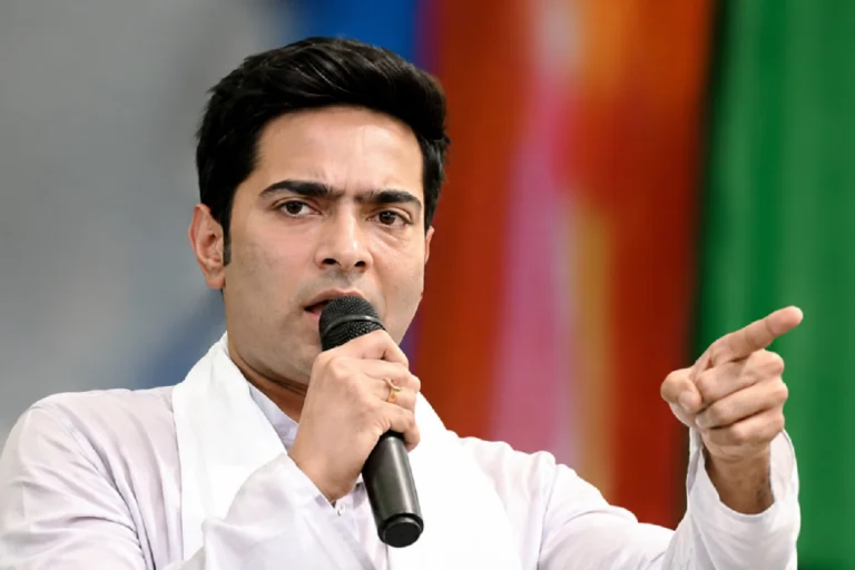 Abhishek Banerjee Voice Sample case update as the TMC MP arrives to submit his voice sample following the High Court's direction while seeking security to prevent any egg-throwing incident.