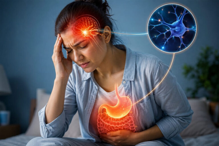 Migraine and digestive problems connection affecting overall health