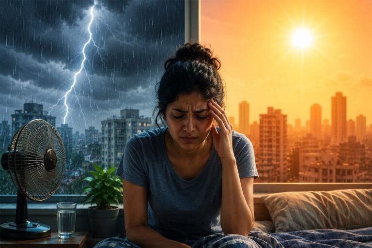 আবহাওয়ার এই বদলে কেন কমে যাচ্ছে মানুষের ঘুম? নতুন গবেষণায় উঠে এল চাঞ্চল্যকর তথ্য! Climate change causing extreme weather patterns with heavy rain and intense heat