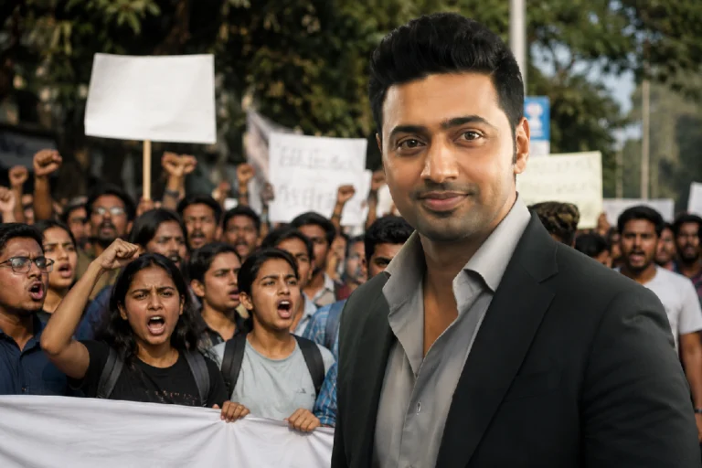 NEET Protest Kolkata showing students demonstrating for education reforms and justice