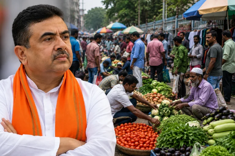 West Bengal Hawker Eviction update showing street vendors receiving temporary relief after the state government announced that no hawker eviction will take place until Durga Puja.