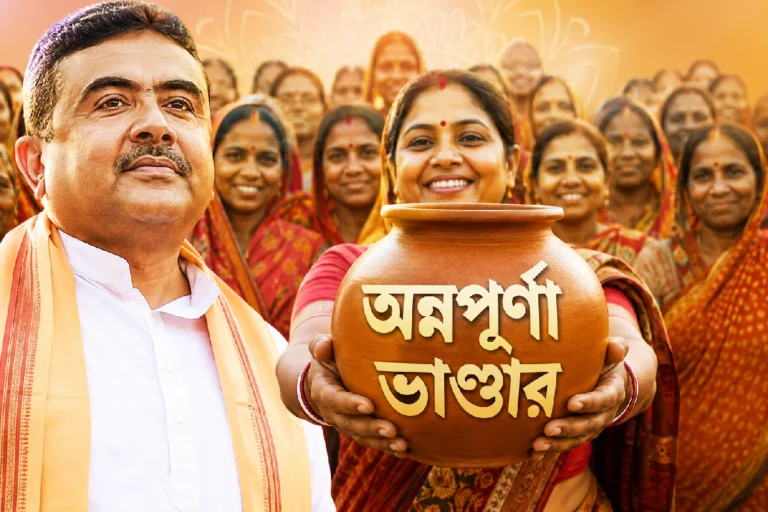 রাত পেরিয়েও অন্নপূর্ণা ভাণ্ডারের টাকা এল না? এবার কী করতে হবে জেনে নিন, মিস করবেন না Annapurna Bhandar Payment beneficiaries visiting banks and post offices to link Aadhaar with bank accounts and resolve payment issues after submitting scheme application forms in West Bengal.