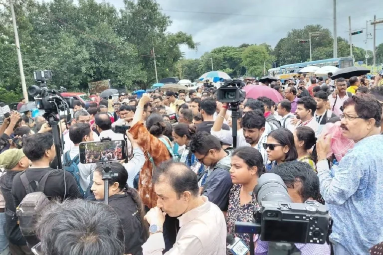 Journalist Protest in Kolkata against attack on journalists and demand for journalist safety