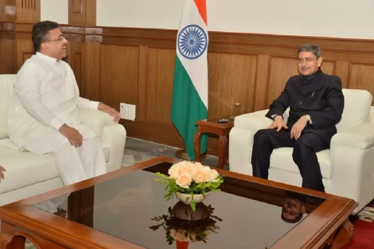 Raj Bhavan Tea Party on Independence Day with Shubhendu Adhikari and the Governor