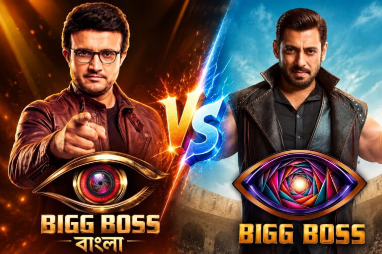 Bigg Boss Bangla vs Hindi: A comparison of Bigg Boss Bangla and the new Hindi Bigg Boss season as both versions attract viewers at the same time.