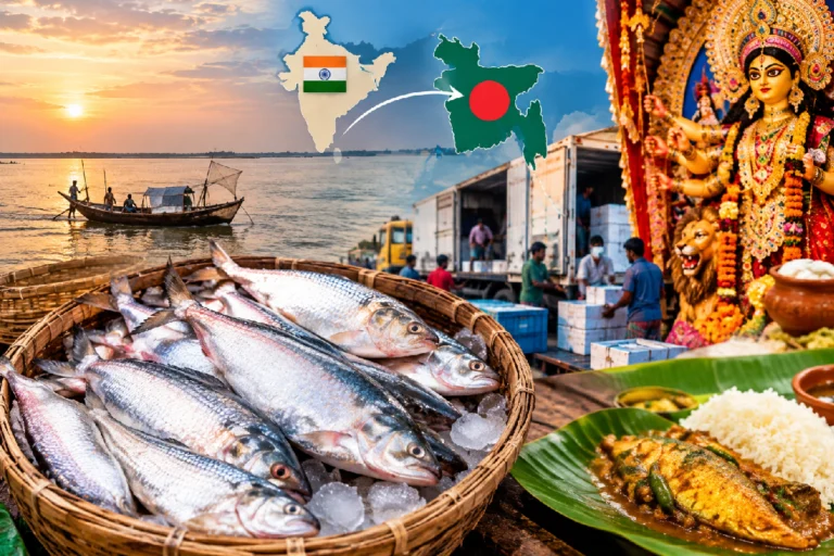 পদ্মায় ইলিশ নেই, দুর্গাপুজোর আগে বাঙালির পাতে কি পড়বে ইলিশ? মাছ যাচ্ছে কোথায় জানলে অবাক হবেন Hilsa Fish Bangladesh shortage ahead of Durga Puja and changing hilsa trade between India and Bangladesh