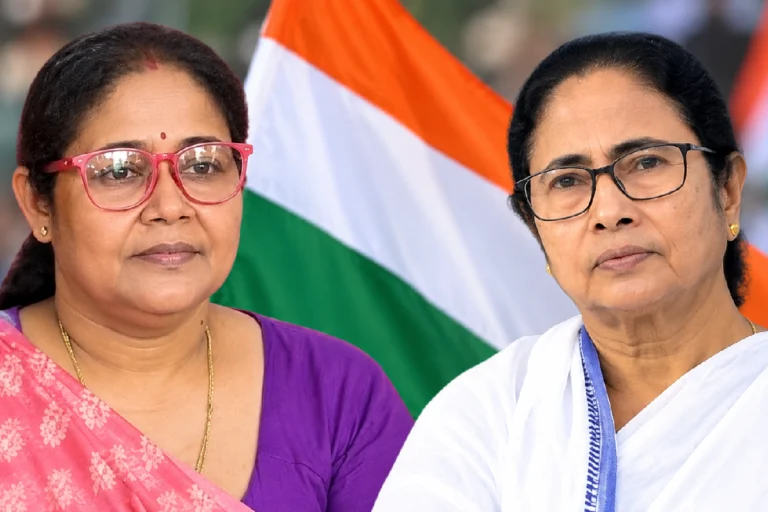 কালীঘাট তৃণমূলের প্রার্থী সঞ্চিতা মুখ্যমন্ত্রীর কাছে?তাহলে কি প্রার্থীপদ প্রত্যাহার করতে চাইছেন? Trinamool Congress Name and symbol changes involving Mamata Banerjee and Rytabrata Banerjee factions