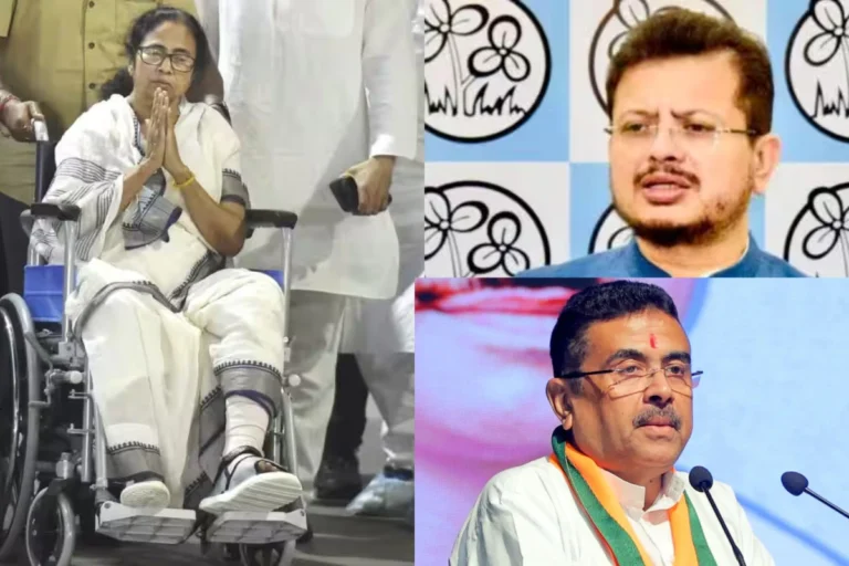 মমতা বন্দ্যোপাধ্যায়কে ‘ধাপ্পাশ্রী’ দেওয়ার আবেদন জানালেন ঋতব্রত? কী ফাঁস করলেন শুভেন্দু অধিকারী? Suvendu Adhikari Mamata Banerjee Leg Injury claim based on 2021 Bangur Institute medical report